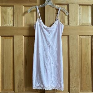 SOLD - SKIMS FITS EVERYBODY LACE SLIP DRESS - CHERRY BLOSSOM - LARGE